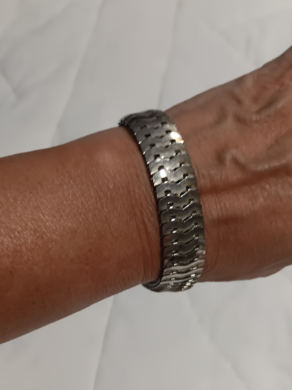 Vintage 🍑 Silver Link Bracelet